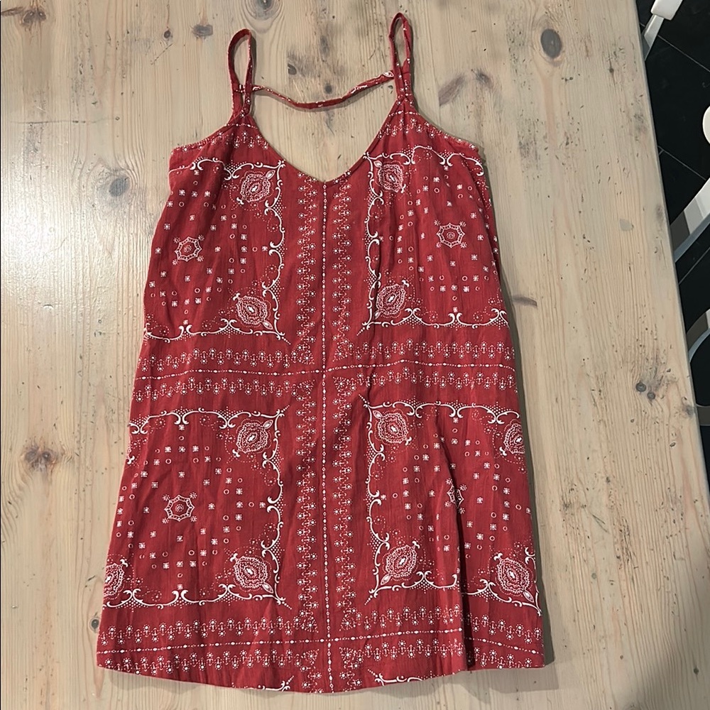 Made well Red Bandana Print Dress